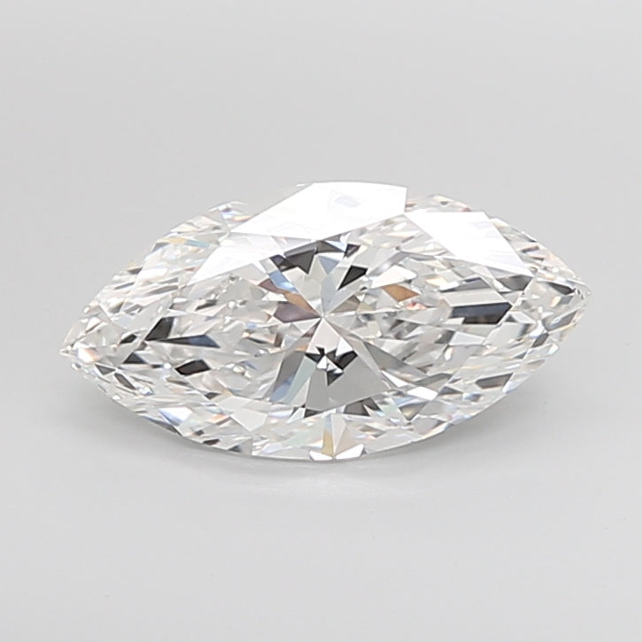 4.01 Carat Marquise Shaped, Ideal Cut, D Color, VVS2 Clarity, IGI Certified Lab Grown Diamond