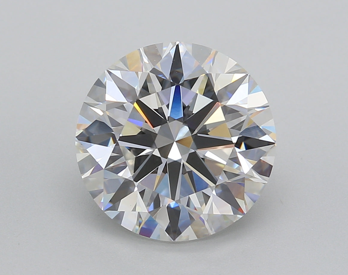 4.52 Carat Round Shaped, Ideal Cut, E Color, VVS2 Clarity, IGI Certified Lab Grown Diamond