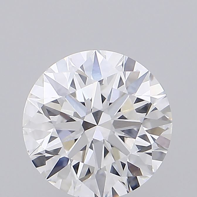 2.15 Carat Round Shaped, Ideal Cut, D Color, VVS2 Clarity, IGI Certified Lab Grown Diamond