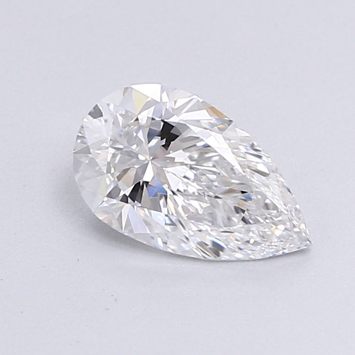 1.03 Carat Pear Shaped, Very Good Cut, D Color, VVS2 Clarity, IGI Certified Lab Grown Diamond