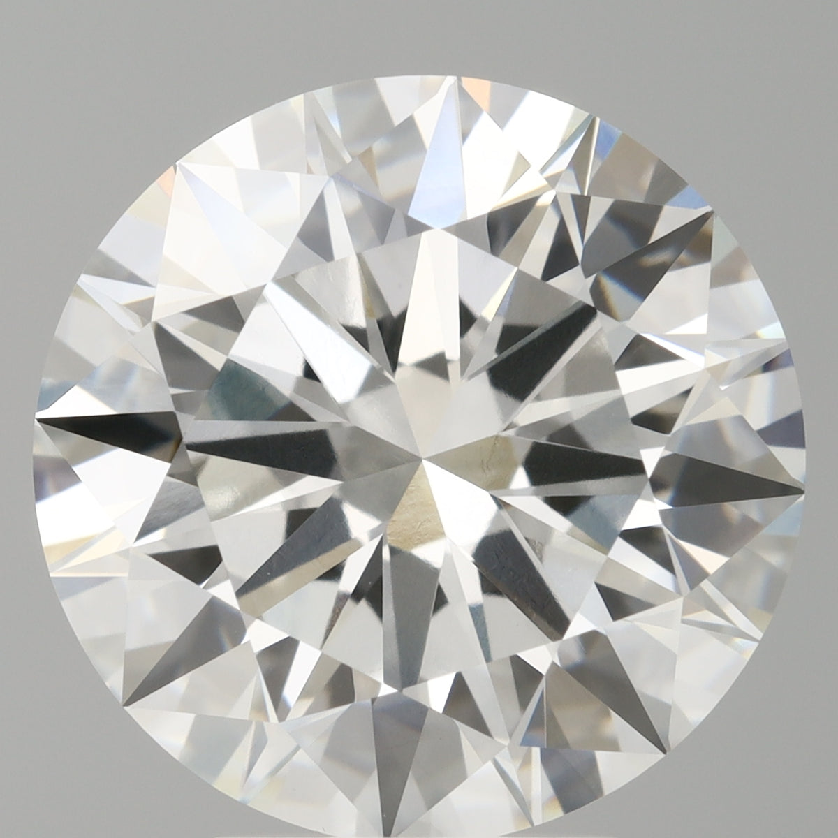 5.03 Carat Round Shaped, Ideal Cut, F Color, VVS2 Clarity, IGI Certified Lab Grown Diamond
