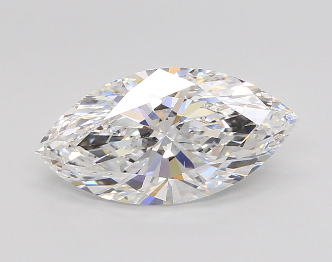 3.06 Carat Marquise Shaped, Ideal Cut, E Color, VS1 Clarity, IGI Certified Lab Grown Diamond