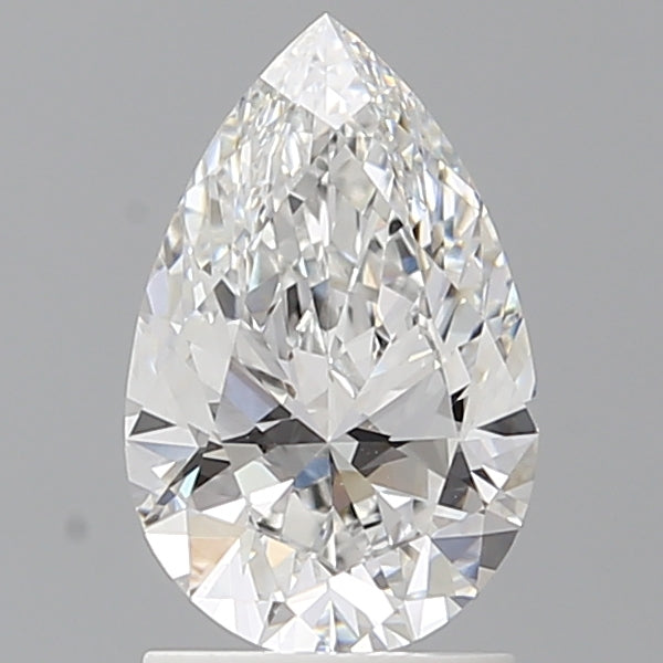 1.57 Carat Pear Shaped, Ideal Cut, E Color, VVS2 Clarity, IGI Certified Lab Grown Diamond
