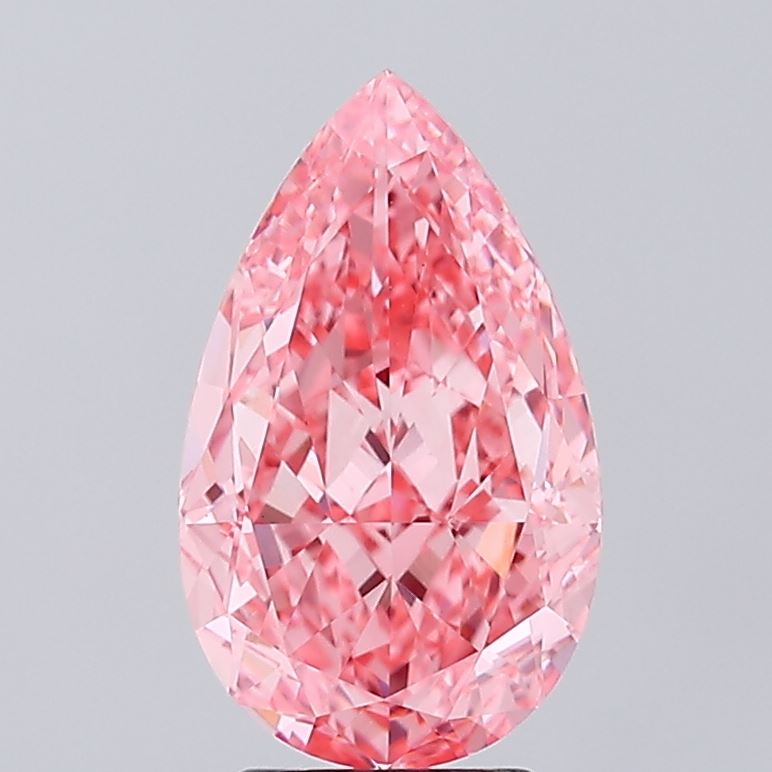 4.01 Carat Pear Shaped, Excellent Cut, VS1 Clarity, IGI Certified Lab Grown Diamond