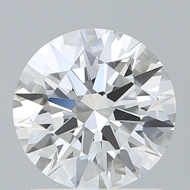 1.29 Carat Round Shaped, Ideal Cut, E Color, VVS2 Clarity, IGI Certified Lab Grown Diamond