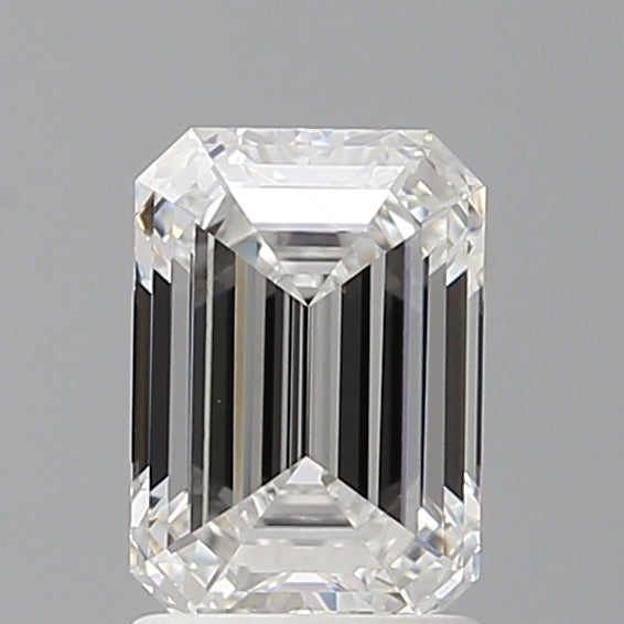 1.60 Carat Emerald Shaped, Ideal Cut, E Color, VVS2 Clarity, IGI Certified Lab Grown Diamond