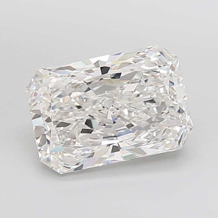 7.05 Carat Radiant Shaped, Ideal Cut, E Color, VVS2 Clarity, IGI Certified Lab Grown Diamond