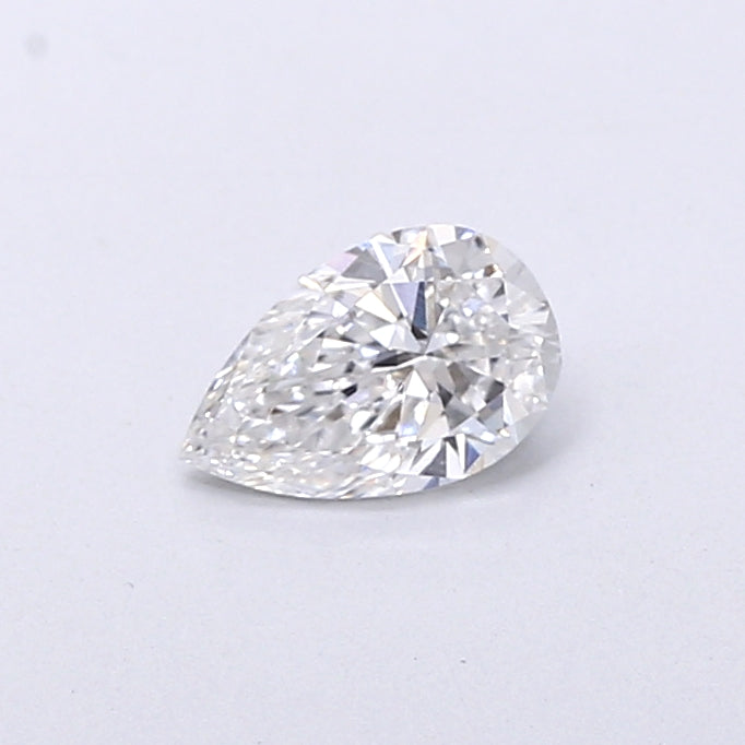 0.45 Carat Pear Shaped, Very Good Cut, E Color, VVS2 Clarity, IGI Certified Lab Grown Diamond
