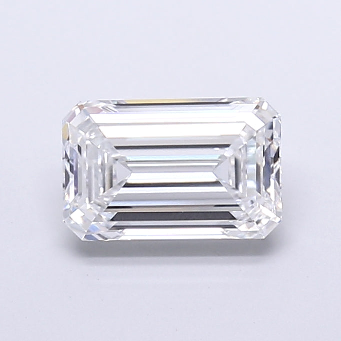 3.10 Carat Emerald Shaped, Very Good Cut, D Color, VVS2 Clarity, IGI Certified Lab Grown Diamond