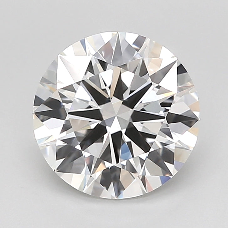2.51 Carat Round Shaped, Ideal Cut, F Color, VVS2 Clarity, IGI Certified Lab Grown Diamond