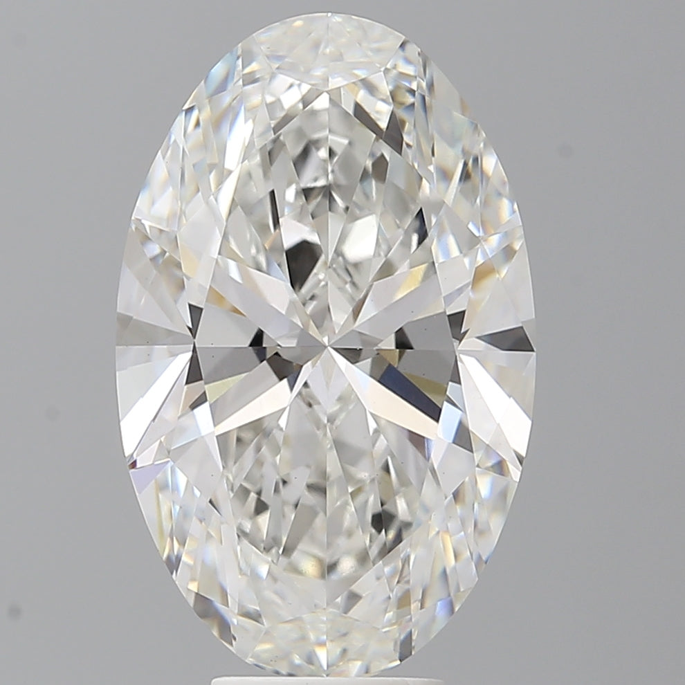 7.50 Carat Oval Shaped, Ideal Cut, F Color, VVS2 Clarity, IGI Certified Lab Grown Diamond