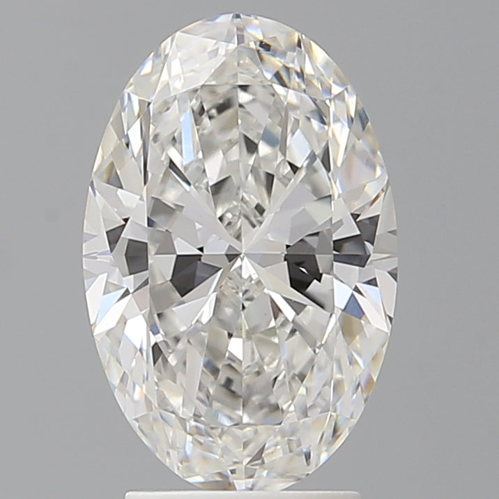 3.04 Carat Oval Shaped, Ideal Cut, F Color, VVS2 Clarity, IGI Certified Lab Grown Diamond