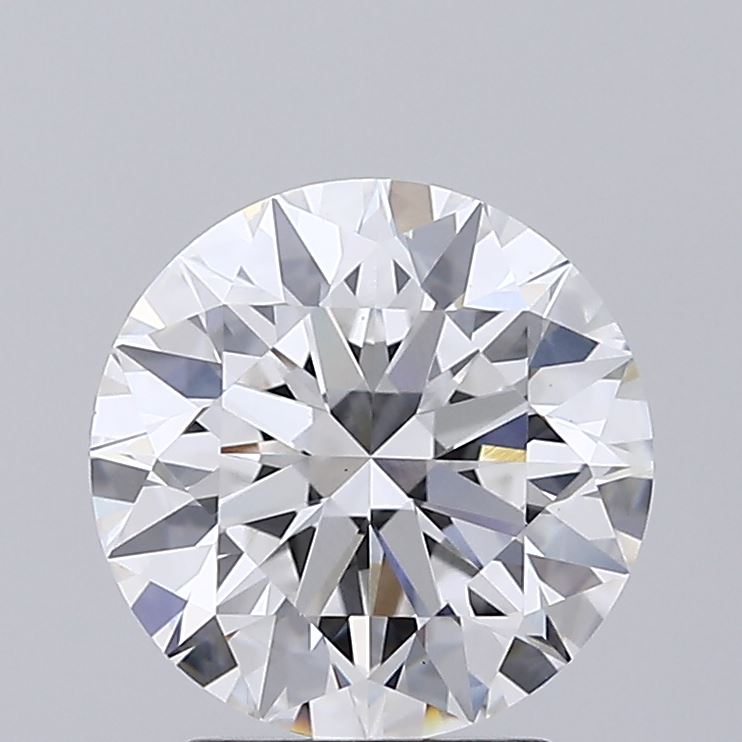 2.36 Carat Round Shaped, Ideal Cut, E Color, VVS2 Clarity, IGI Certified Lab Grown Diamond