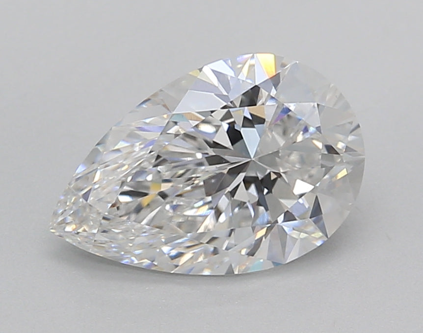 1.81 Carat Pear Shaped, Excellent Cut, D Color, VVS2 Clarity, IGI Certified Lab Grown Diamond