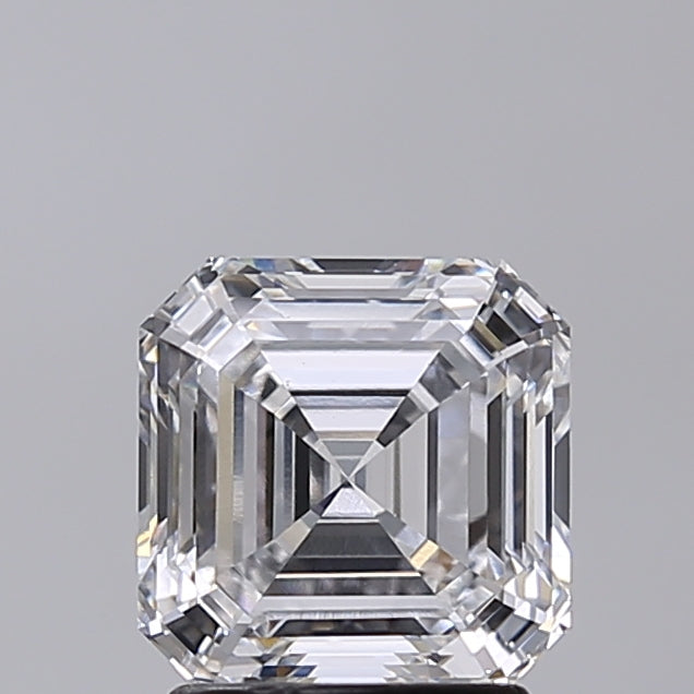 2.01 Carat Asscher Shaped, Very Good Cut, D Color, VS1 Clarity, IGI Certified Lab Grown Diamond