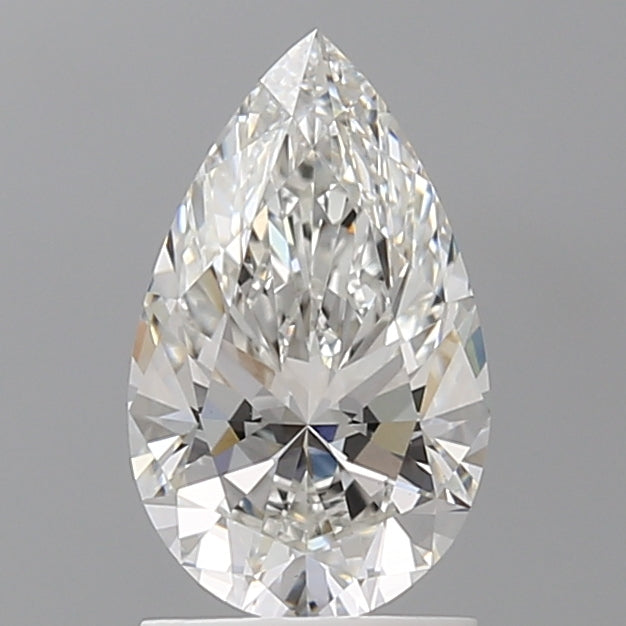 1.51 Carat Pear Shaped, Ideal Cut, F Color, VS1 Clarity, IGI Certified Lab Grown Diamond