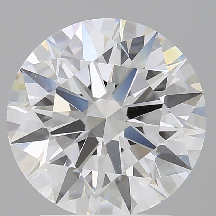 2.58 Carat Round Shaped, Ideal Cut, E Color, VVS2 Clarity, IGI Certified Lab Grown Diamond
