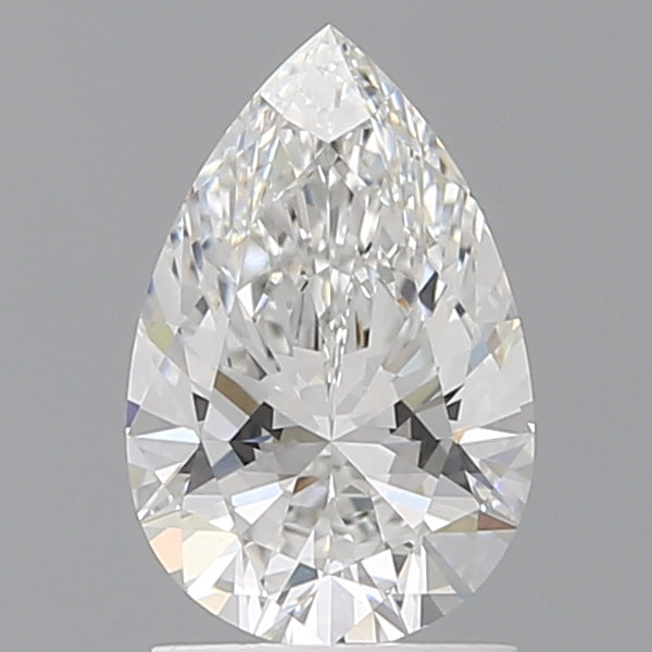 1.60 Carat Pear Shaped, Ideal Cut, E Color, VVS2 Clarity, IGI Certified Lab Grown Diamond
