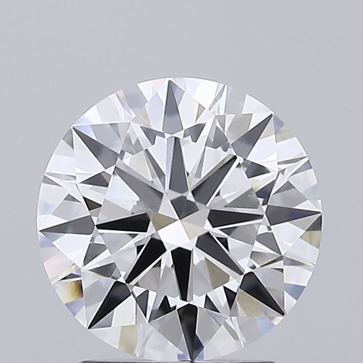 2.19 Carat Round Shaped, Ideal Cut, E Color, VVS2 Clarity, IGI Certified Lab Grown Diamond