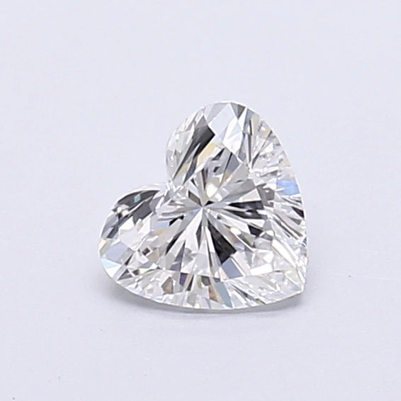 0.42 Carat Heart Shaped, Very Good Cut, D Color, VVS1 Clarity, IGI Certified Lab Grown Diamond