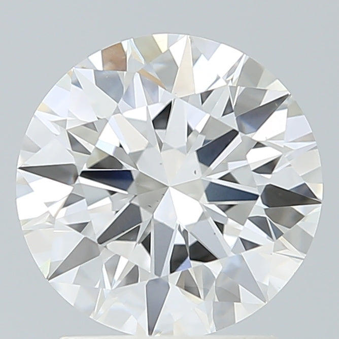 2.16 Carat Round Shaped, Ideal Cut, E Color, VS2 Clarity, IGI Certified Lab Grown Diamond