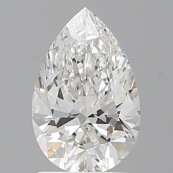 1.59 Carat Pear Shaped, Ideal Cut, E Color, VVS2 Clarity, IGI Certified Lab Grown Diamond