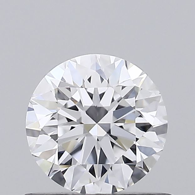 0.53 Carat Round Shaped, Excellent Cut, D Color, VVS2 Clarity, IGI Certified Lab Grown Diamond