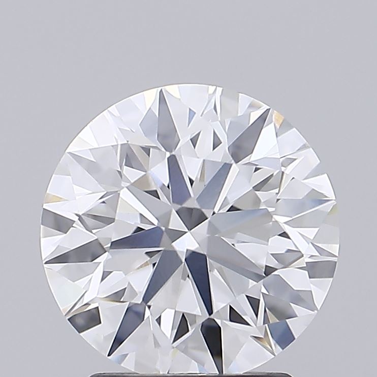 2.55 Carat Round Shaped, Ideal Cut, D Color, VVS1 Clarity, IGI Certified Lab Grown Diamond