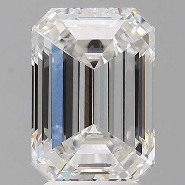 3.53 Carat Emerald Shaped, Ideal Cut, F Color, VVS2 Clarity, IGI Certified Lab Grown Diamond