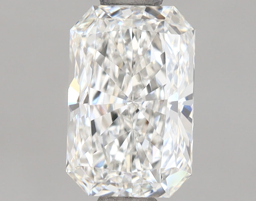 1.17 Carat Radiant Shaped, Ideal Cut, E Color, VVS2 Clarity, IGI Certified Lab Grown Diamond