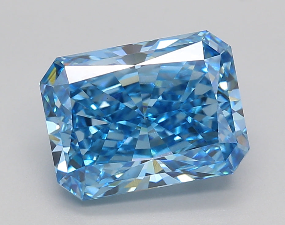 3.23 Carat Radiant Shaped, Ideal Cut, VS1 Clarity, IGI Certified Lab Grown Diamond