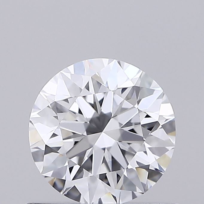 0.53 Carat Round Shaped, Ideal Cut, D Color, VVS2 Clarity, IGI Certified Lab Grown Diamond