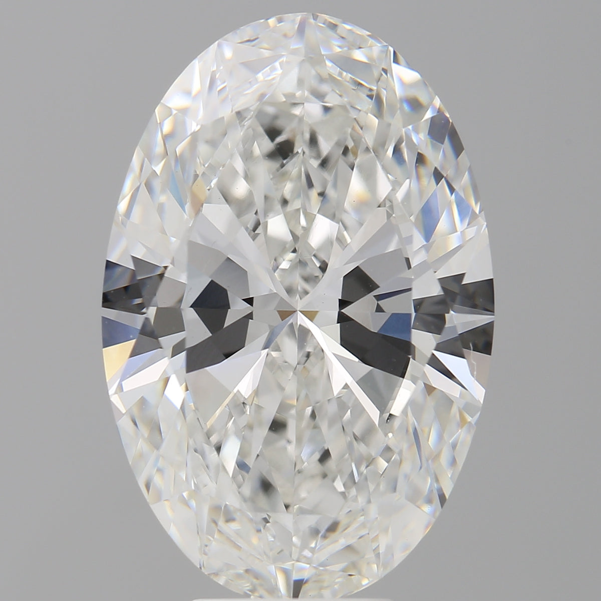 8.09 Carat Oval Shaped, Ideal Cut, F Color, VVS2 Clarity, IGI Certified Lab Grown Diamond