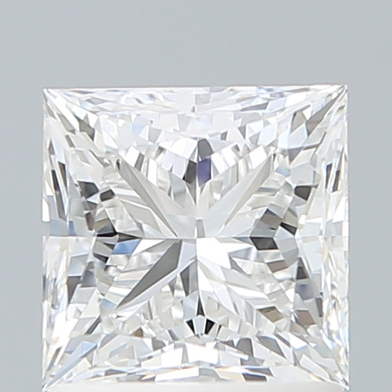 1.59 Carat Princess Shaped, Excellent Cut, E Color, VVS2 Clarity, IGI Certified Lab Grown Diamond