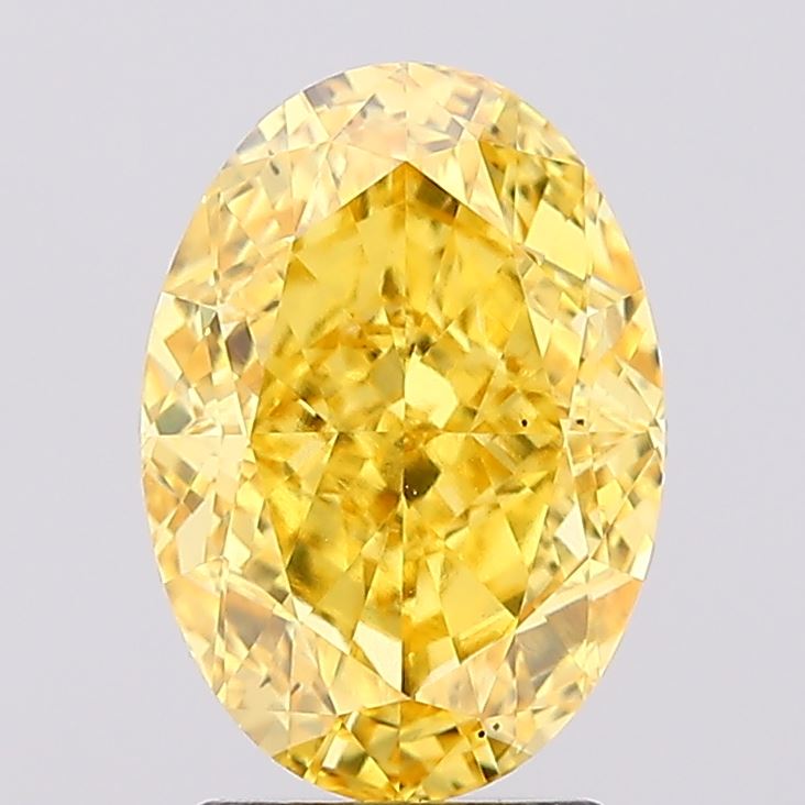 2.81 Carat Oval Shaped, Excellent Cut, VS2 Clarity, IGI Certified Lab Grown Diamond