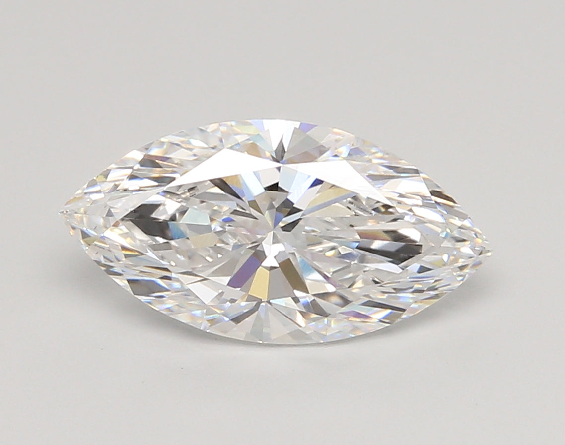 3.03 Carat Marquise Shaped, Ideal Cut, E Color, VS1 Clarity, IGI Certified Lab Grown Diamond