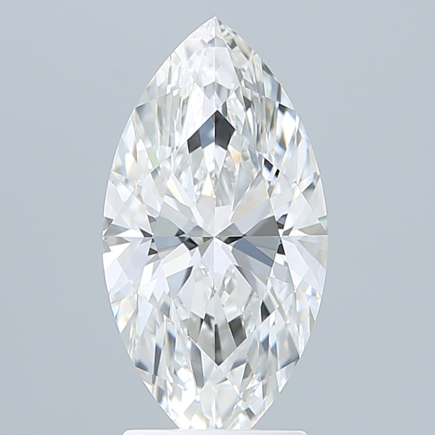 2.60 Carat Marquise Shaped, Ideal Cut, E Color, VVS2 Clarity, IGI Certified Lab Grown Diamond