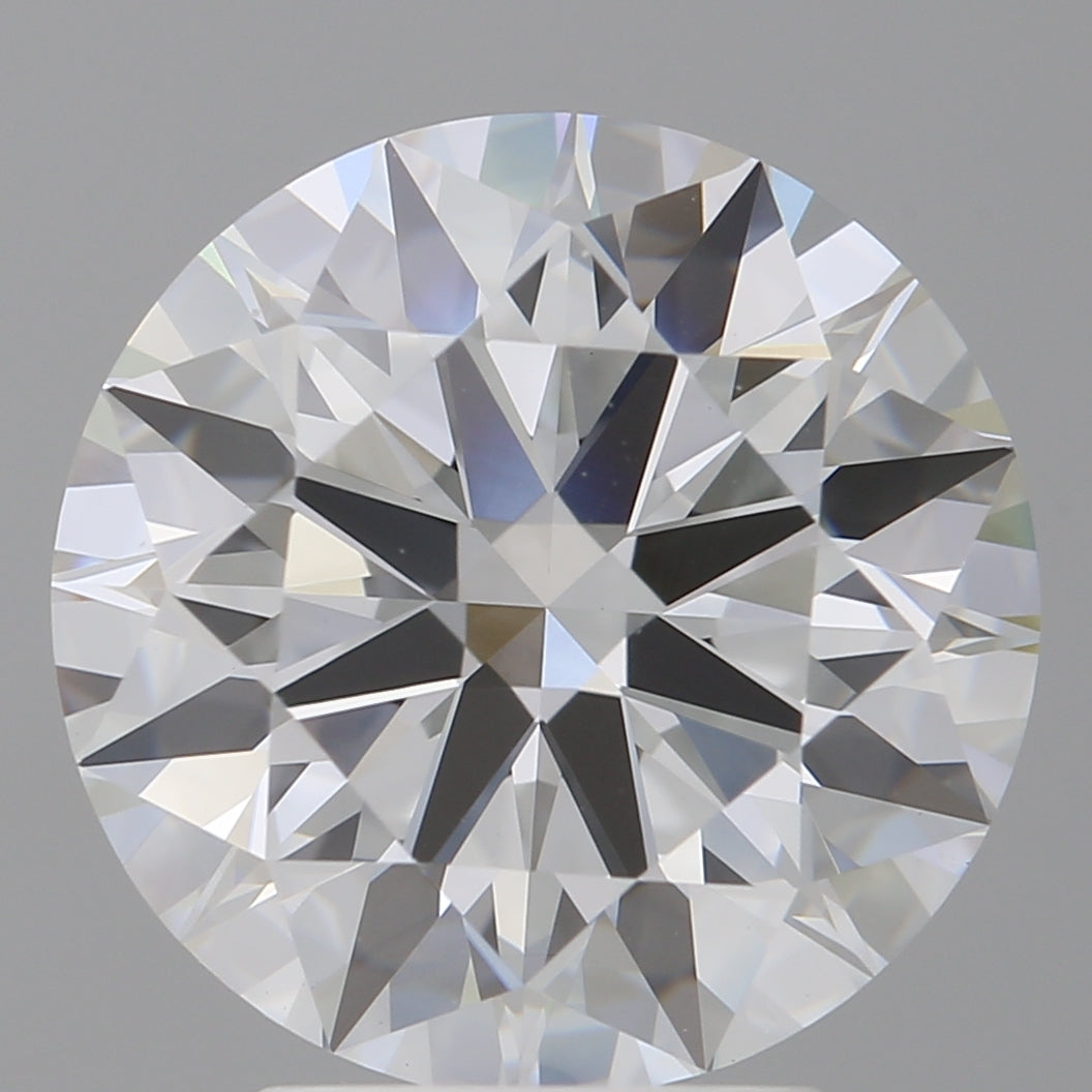 4.10 Carat Round Shaped, Ideal Cut, E Color, VVS2 Clarity, IGI Certified Lab Grown Diamond