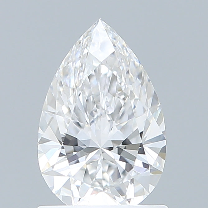 1.08 Carat Pear Shaped, Ideal Cut, D Color, VVS1 Clarity, IGI Certified Lab Grown Diamond