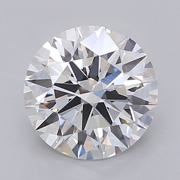 2.04 Carat Round Shaped, Ideal Cut, E Color, VVS2 Clarity, IGI Certified Lab Grown Diamond