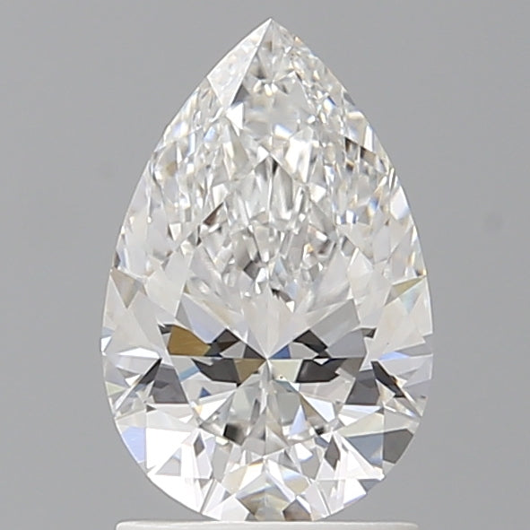 1.57 Carat Pear Shaped, Ideal Cut, E Color, VS1 Clarity, IGI Certified Lab Grown Diamond