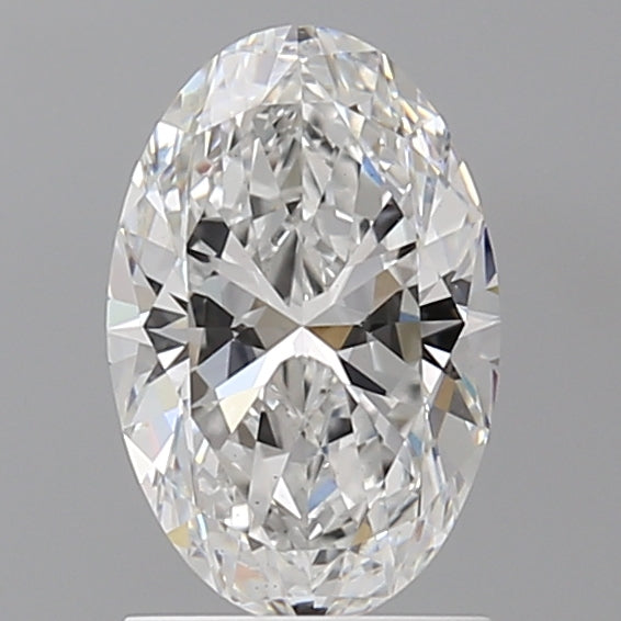 1.55 Carat Oval Shaped, Ideal Cut, E Color, VS1 Clarity, IGI Certified Lab Grown Diamond