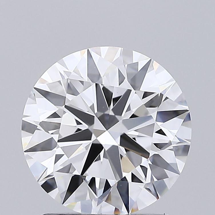 1.58 Carat Round Shaped, Ideal Cut, D Color, VS1 Clarity, IGI Certified Lab Grown Diamond
