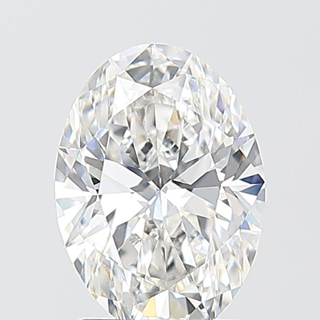 1.52 Carat Oval Shaped, Ideal Cut, E Color, VVS2 Clarity, IGI Certified Lab Grown Diamond