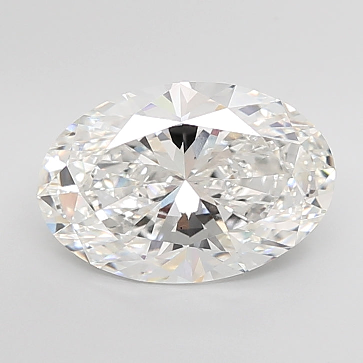 5.10 Carat Oval Shaped, Ideal Cut, F Color, VS1 Clarity, IGI Certified Lab Grown Diamond