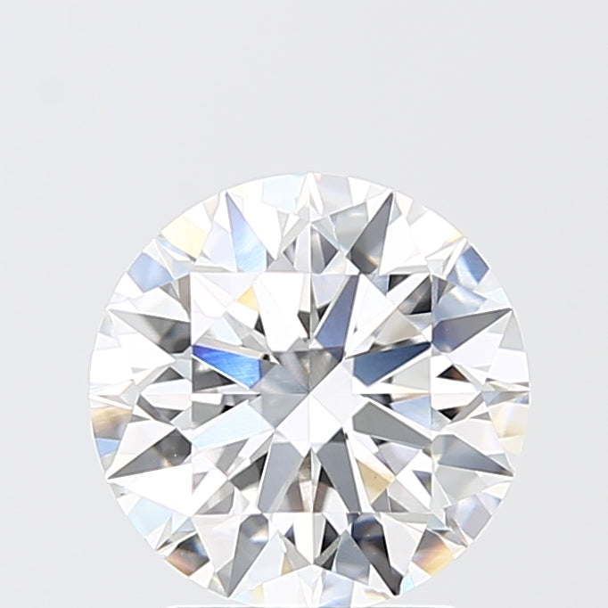 2.57 Carat Round Shaped, Ideal Cut, E Color, VVS2 Clarity, IGI Certified Lab Grown Diamond