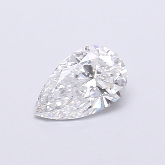 0.41 Carat Pear Shaped, Very Good Cut, D Color, VVS2 Clarity, IGI Certified Lab Grown Diamond