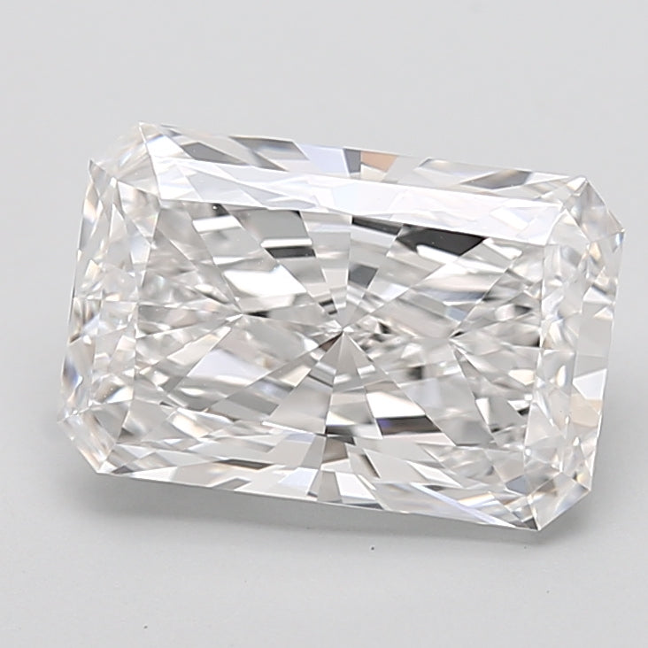5.02 Carat Radiant Shaped, Very Good Cut, E Color, VVS2 Clarity, IGI Certified Lab Grown Diamond