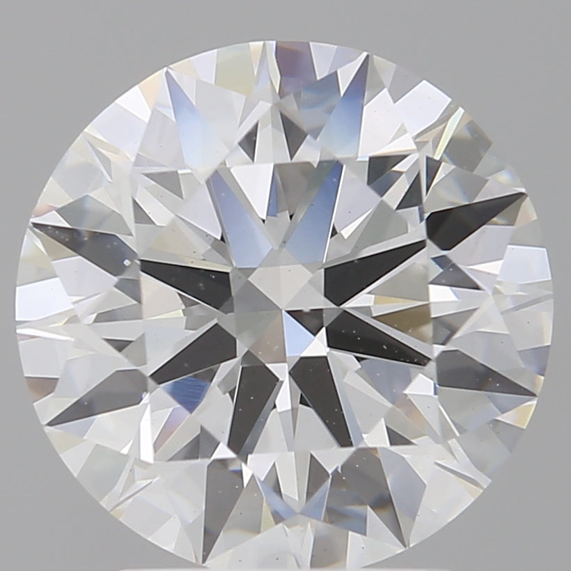 3.02 Carat Round Shaped, Ideal Cut, E Color, VVS2 Clarity, IGI Certified Lab Grown Diamond