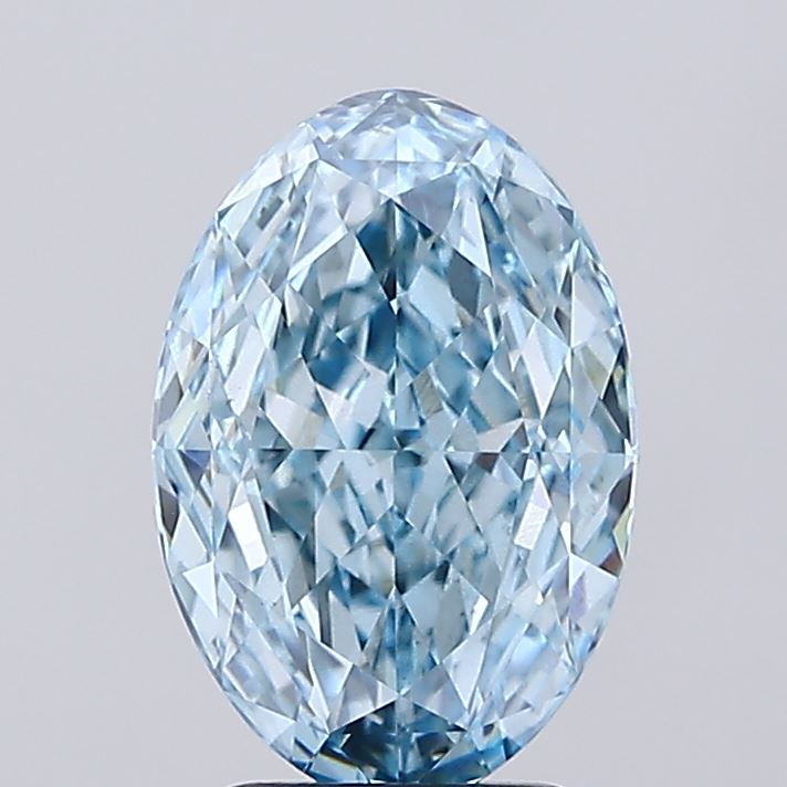 3.10 Carat Oval Shaped, Ideal Cut, VS2 Clarity, IGI Certified Lab Grown Diamond